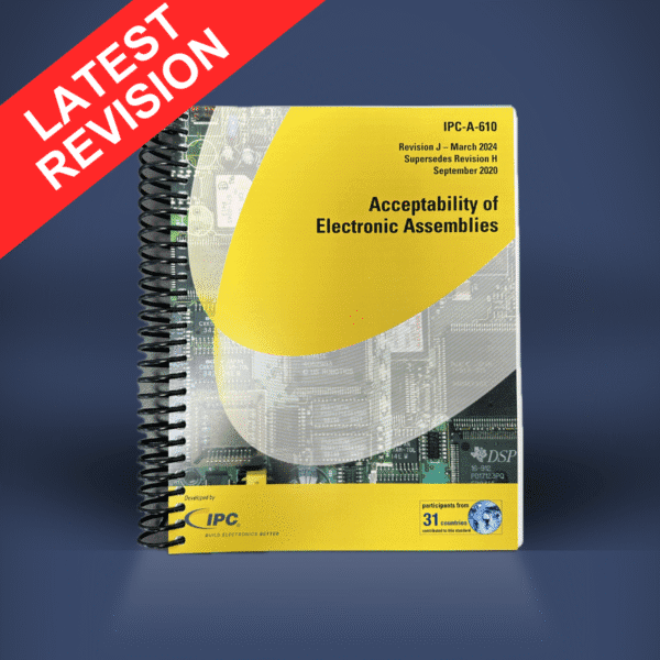 IPC A-610J: Acceptability of Electronic Assemblies | Hard Copy